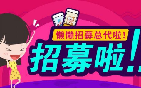 懒懒限时招募总代！