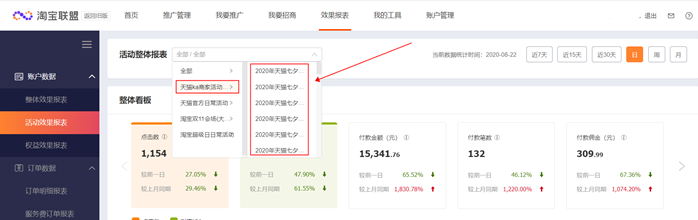 【重磅消息】淘宝联盟整体效果报表全新升级！