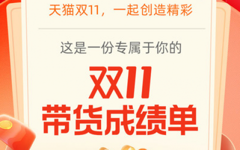 您的双11专属带货成绩单发布啦！