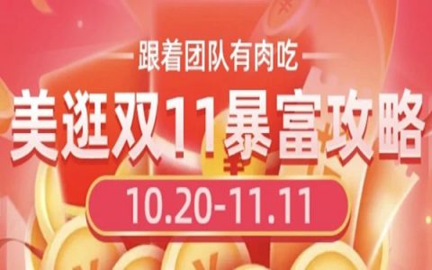 2021年美逛双11暴富攻略