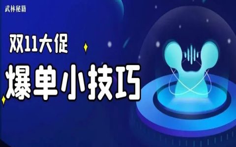 双11大促爆单的十个实用小技巧！速查收~