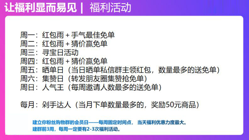 用户福利群活跃技巧，快速提升社群收入