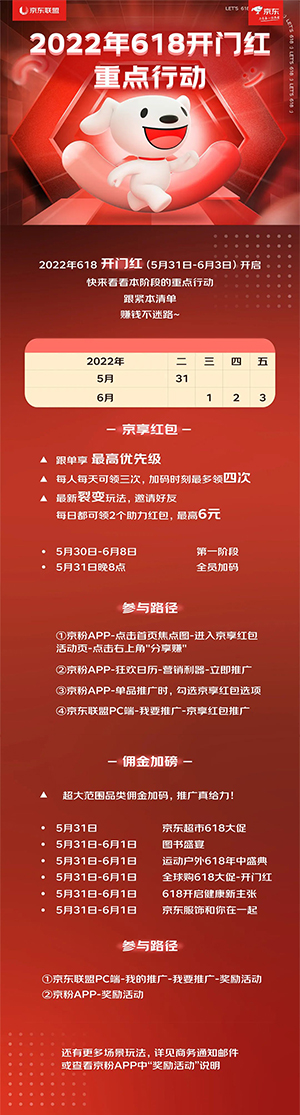 京东618开门红推什么？快来get联盟重点行动吧