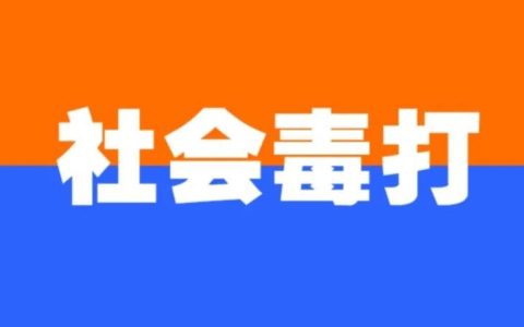 社会狠狠毒打我们