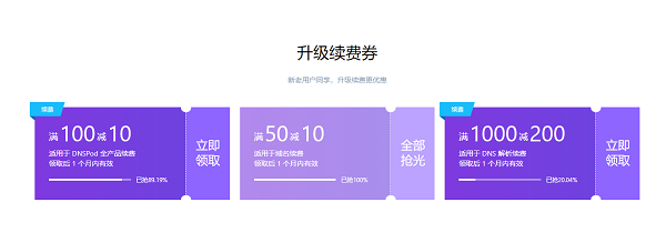 原来腾讯云的老用户注册和续费域名也有优惠