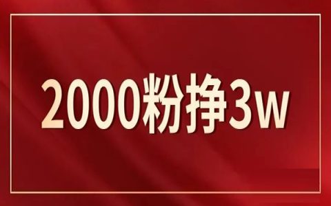 2000粉如何实现每个月利润3万以上？