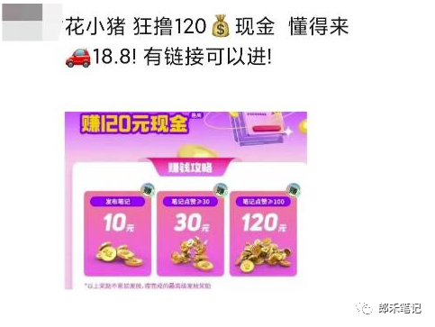 花小猪白撸120米，可多号多撸，免费分享入口！