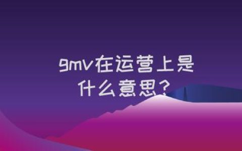 GMV比什么都重要！