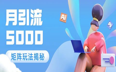 月引流5000+，小红书简单粗暴矩阵玩法揭秘！