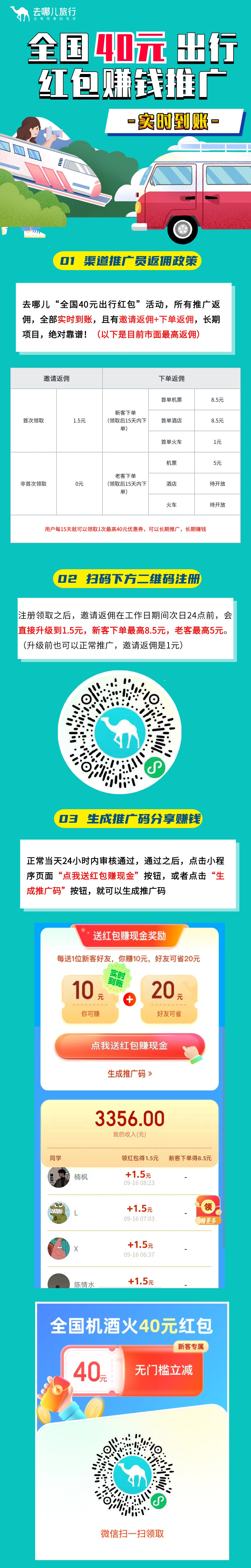 “去哪儿网”火车票机票酒店cps推广赚佣金教程