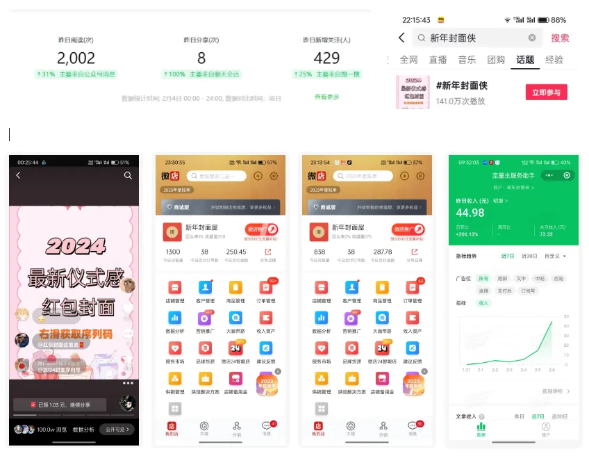 发红包也能赚钱，分享一个春节期间能做的热度项目