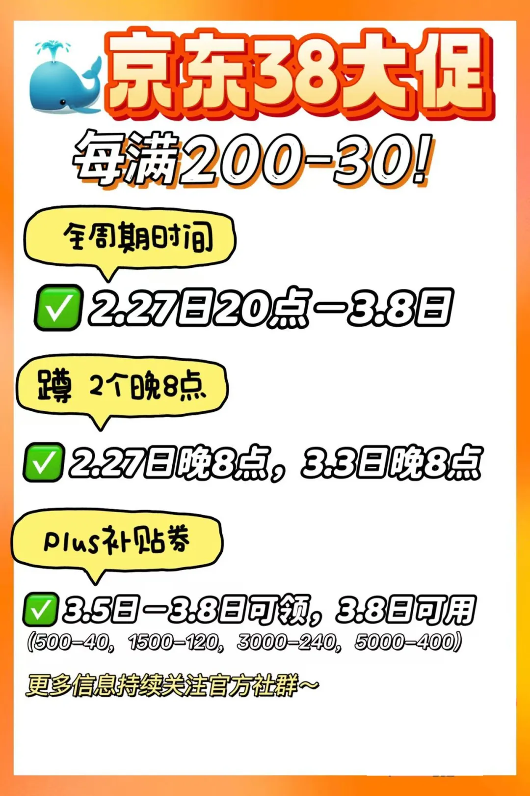 38节大促，省赚攻略！必读！