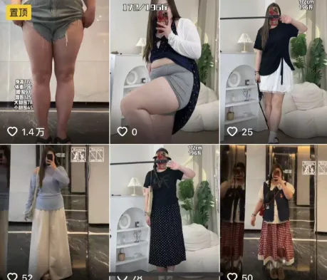 梨形大码博主卖衣服：更新2500条视频，带货超24万件