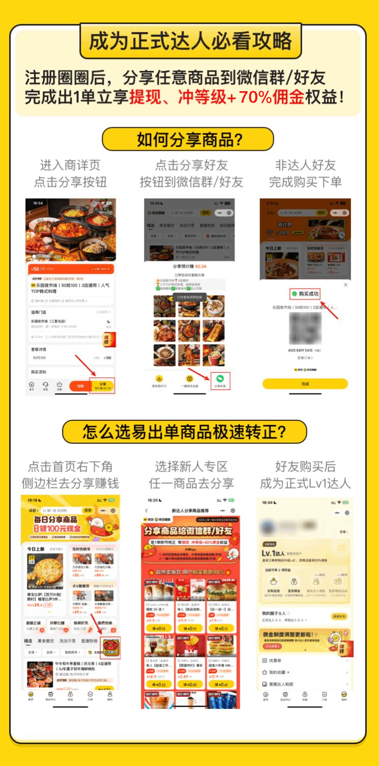 如何推广美团红包赚取佣金？