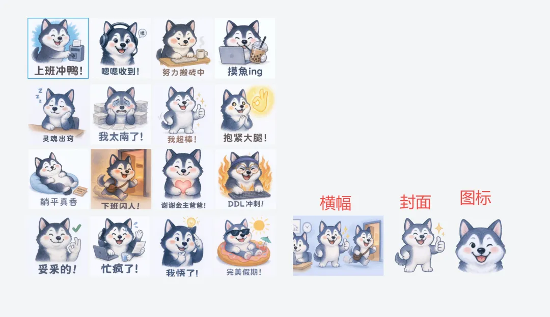 10分钟快速通过AI构思+出图表情包实用懒人流程