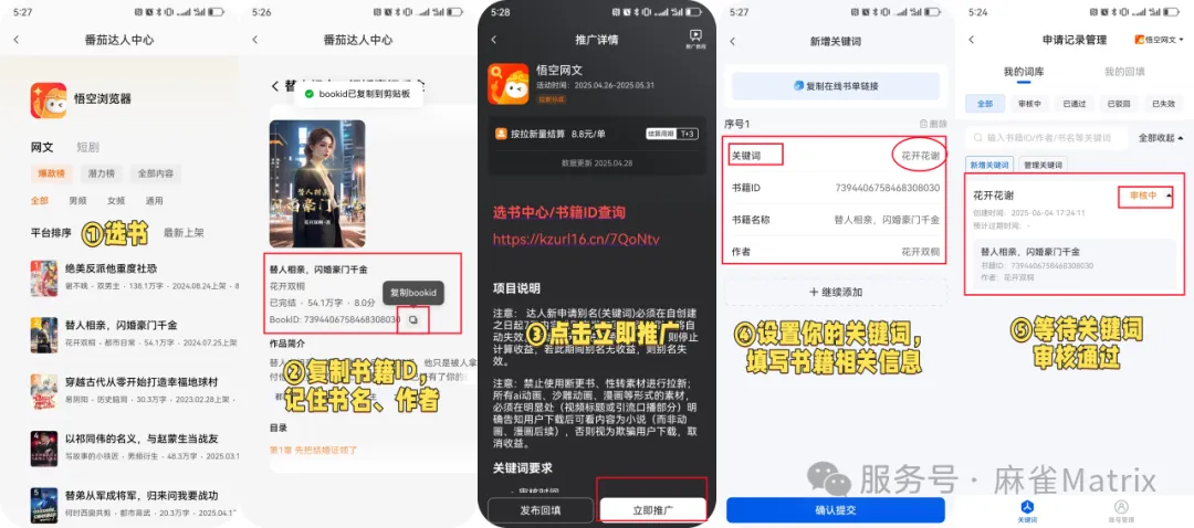 重磅！麻雀接入字节系4大小说资源！喂到嘴边的流量红利