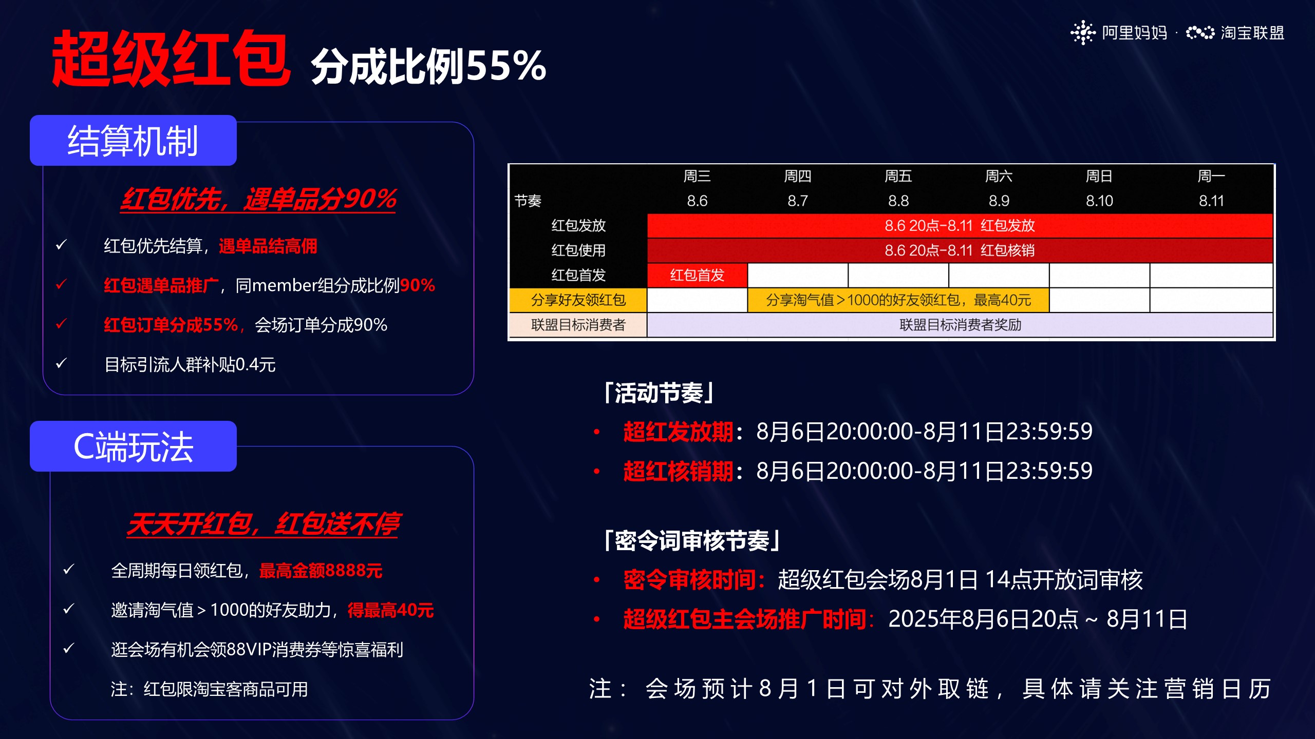 淘宝联盟超级88年中盛典玩法攻略