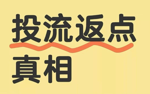 投流返点真相：抖音很稳定，快手会画饼