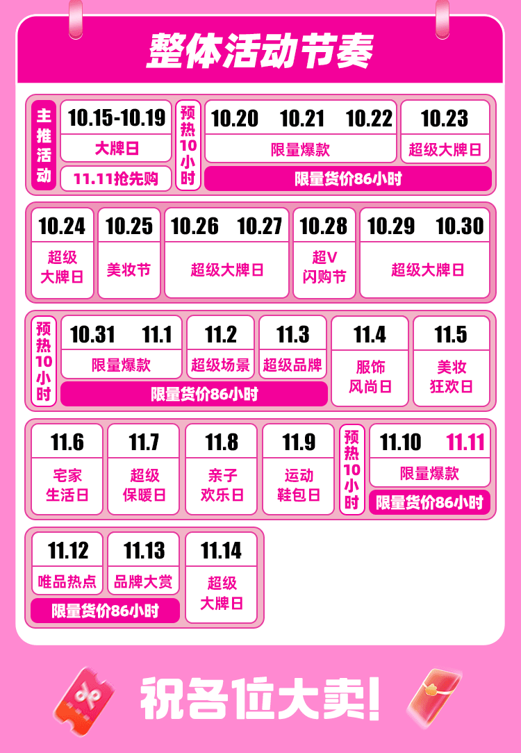 2025唯品会双11全攻略：1个月狂欢节奏+红包玩法，手把手教你省最多！