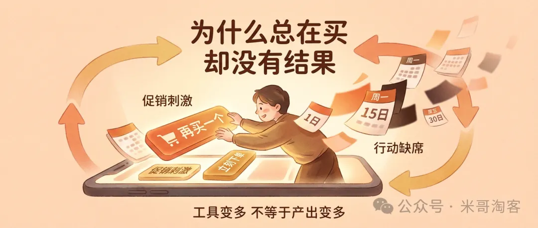 为什么很多人明明花了钱，但是没有取得结果?