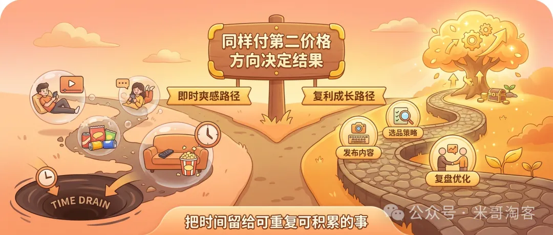 为什么很多人明明花了钱，但是没有取得结果?