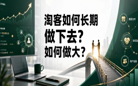 淘客如何长期做下去，又如何做大？